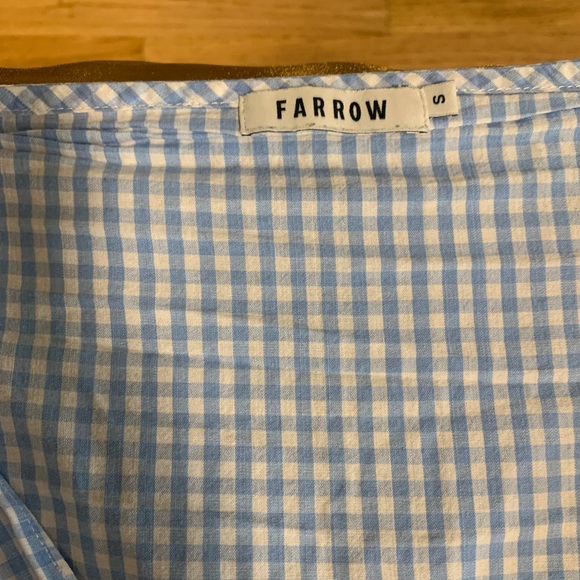 Farrow Need Supply gingham wrap top - Picture 2 of 2